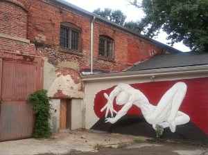 Mural by artist Adrian Barzaga, Location Goodson Yard Building, Photo by Shaun Martin